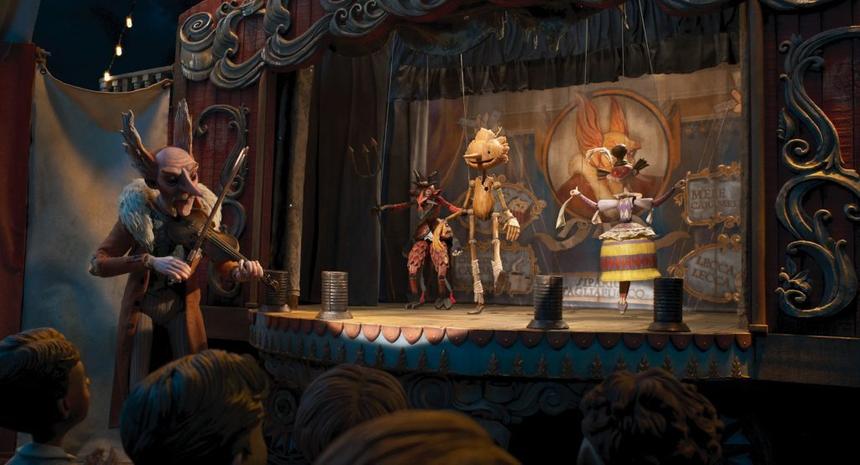 Кадр из фильма «Пиноккио Гильермо дель Торо»