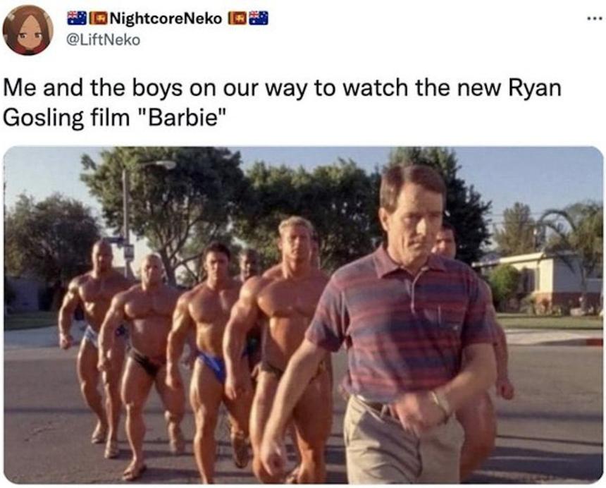 Розовое безумие и Райан Гослинг: Мемы о фильме «Барби»