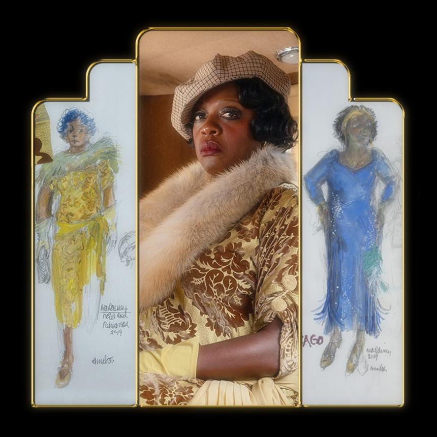 Эскиз платья Ма Рейни