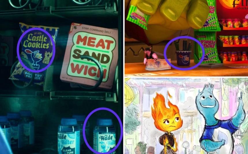 Подборка пасхалок в мультфильмах Pixar