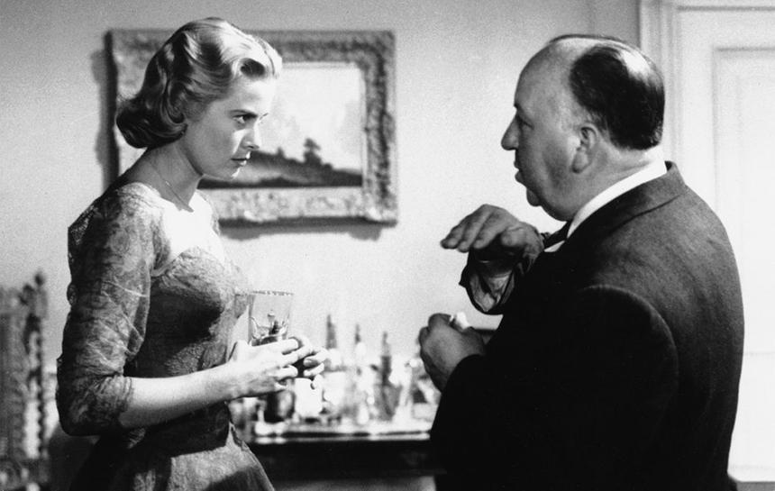 Грейс Келли и Альфред Хичкок