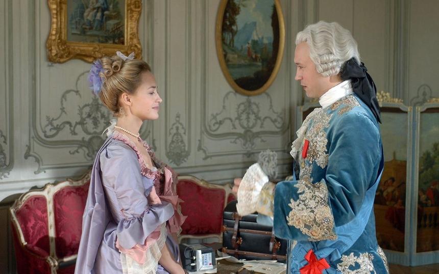 Кадр из двухсерийного фильма «Жанна Пуассон, маркиза де Помпадур»