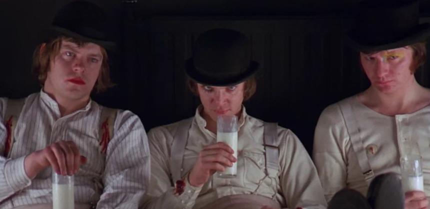 Кадр из фильма «Заводной апельсин»