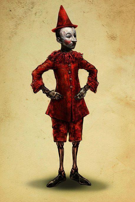 Эскиз Массимо Кантини Паррини костюма Пиноккио