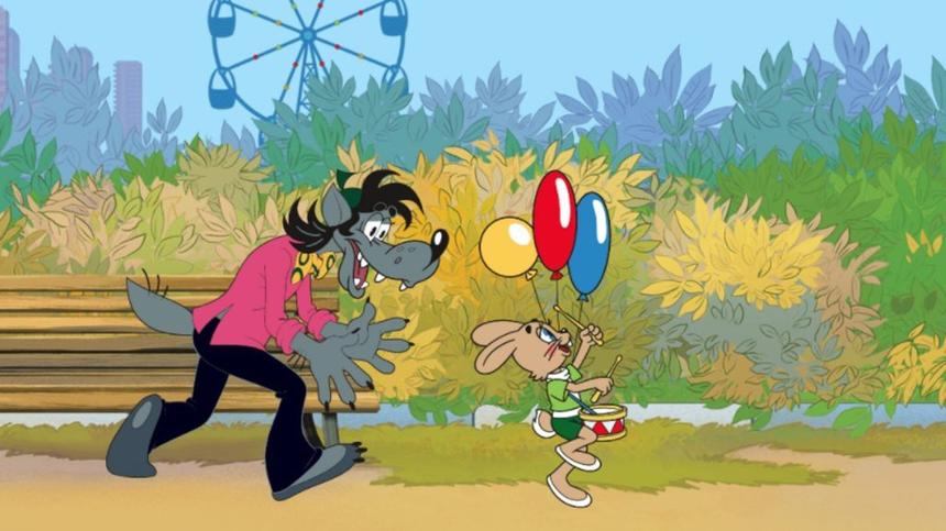 Кадр из мультсериала «Ну, погоди!»