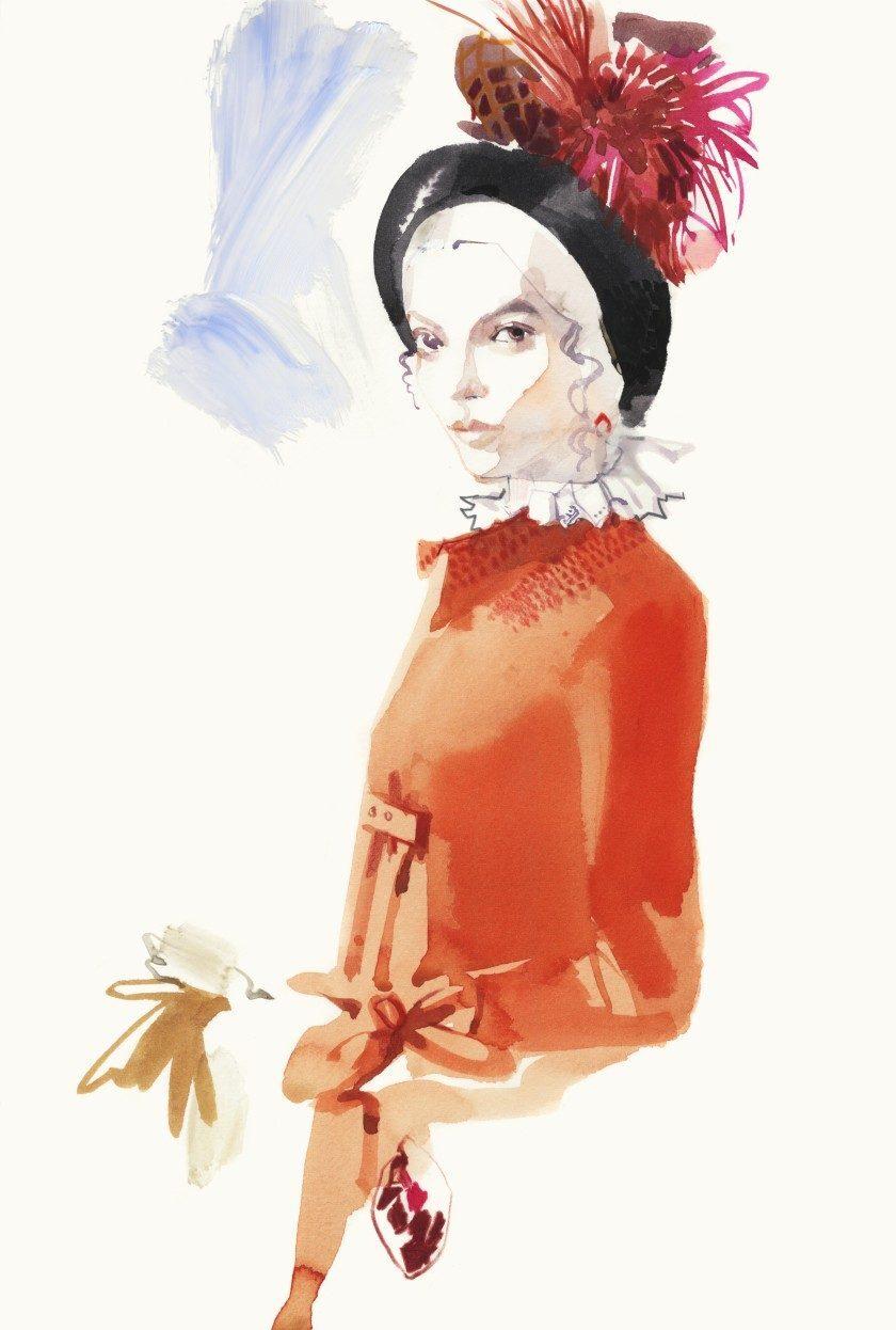 Эскиз Александры Бирн к фильму «Эмма.»