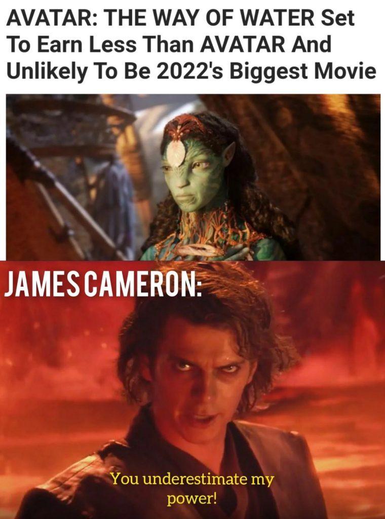 «Аватар: Путь воды» соберет меньше, чем «Аватар», и навряд ли станет самым кассовым фильмом 2022 года