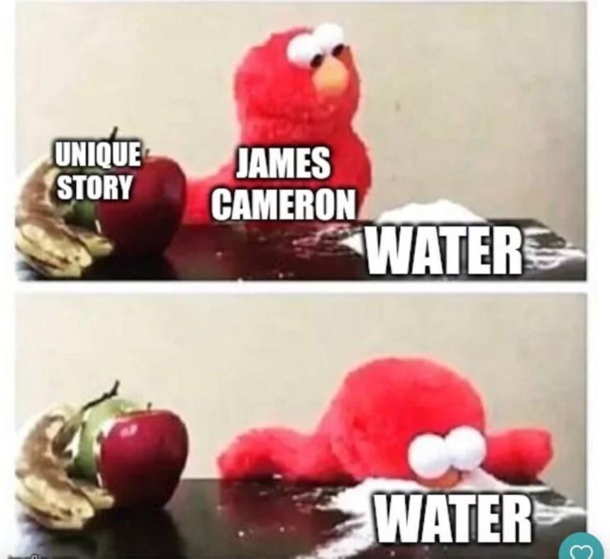 Уникальная история, Джеймс Кэмерон, вода