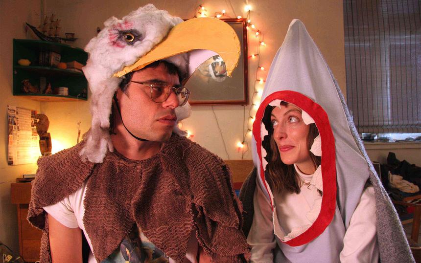 Кадр из фильма «Орел против акулы»