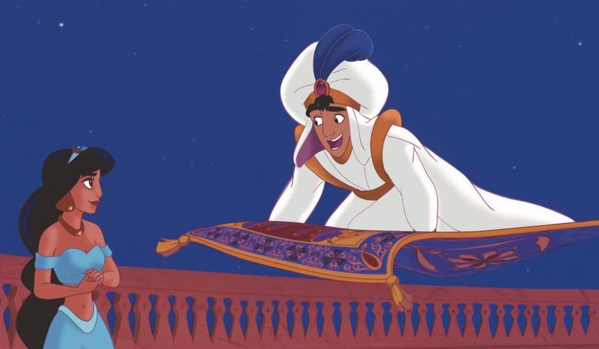 Кадр из анимационного фильма «Аладдин»
