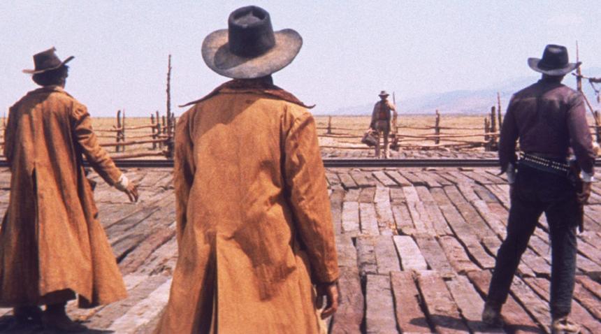 Кадр из фильма «Однажды на Диком Западе»