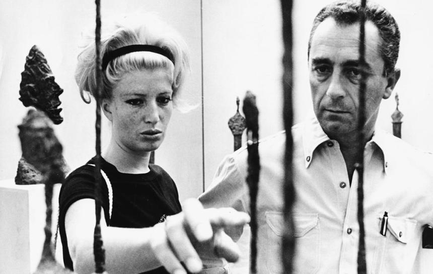 Моника Витти и Микеланджело Антониони