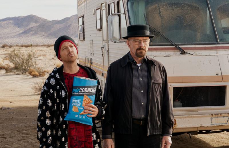 Уолтер Уайт и Джесси Пинкман рекламируют чипсы