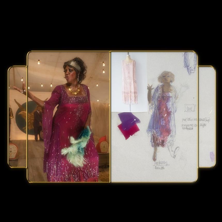 Эскиз платья Ма Рейни