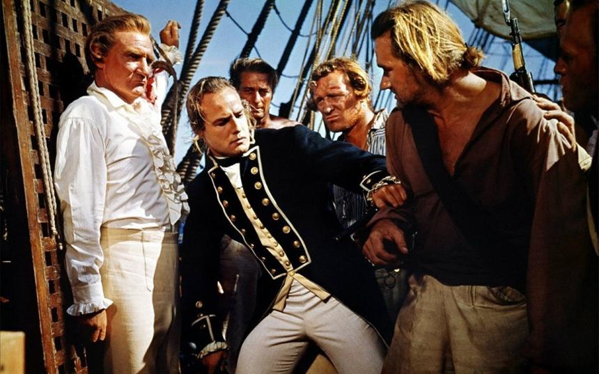 Кадр из фильма «Мятеж на „Баунти“»