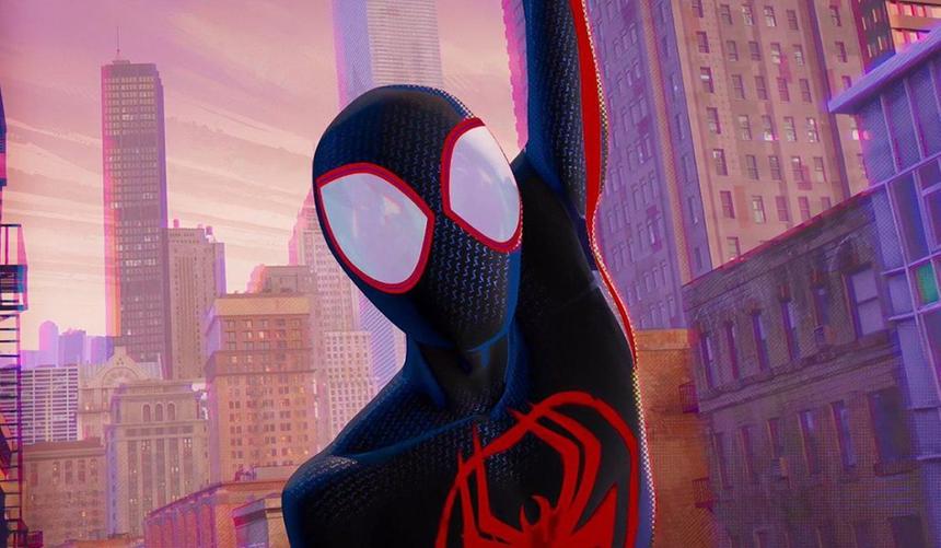 Кадр из мультфильма «Человек-паук: Паутина вселенных»